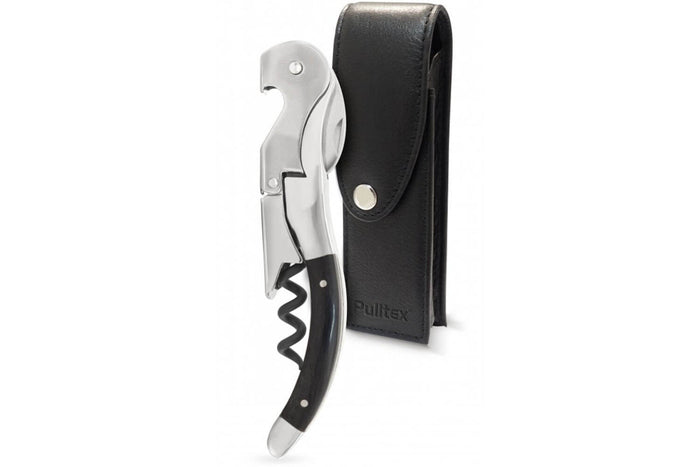 Tire bouchon sommelier Pulltex Pulltap's Cordoba + étui cuir offert - Corne
