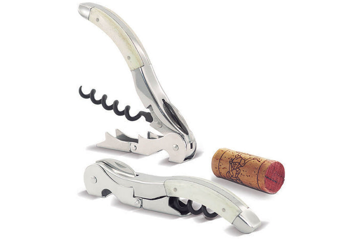 Tire bouchon sommelier Pulltex Pulltap's Cordoba + étui cuir offert - Os
