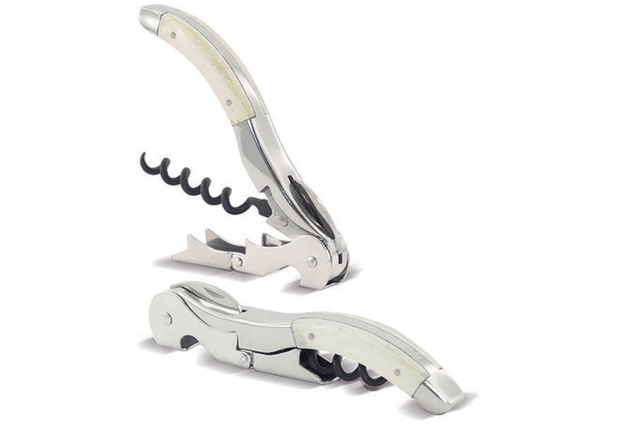 Tire bouchon sommelier Pulltex Pulltap's Cordoba + étui cuir offert - Os