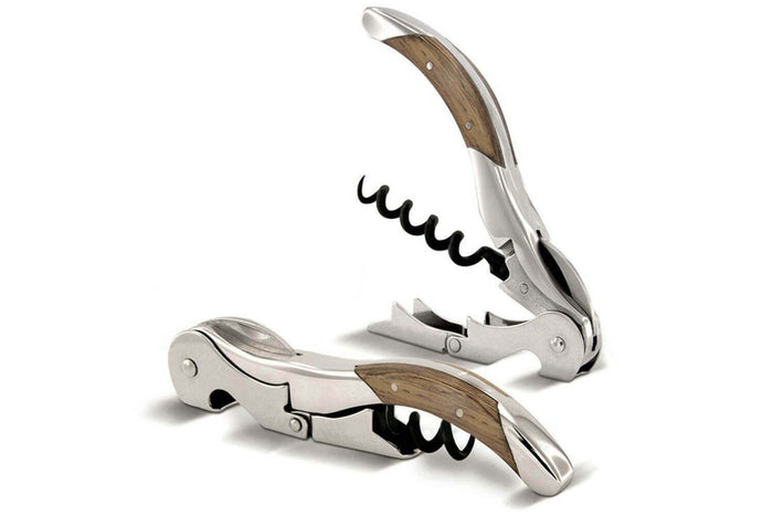 Tire bouchon sommelier Pulltex Pulltap's Toledo bois + étui cuir offert - Chêne