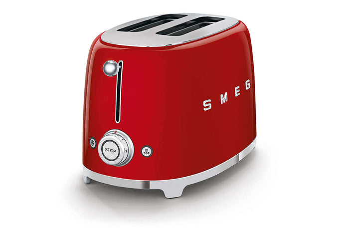 Toaster Smeg 2 tranches années 50 - Rouge