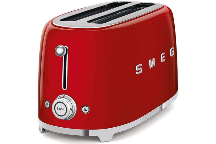 Toaster Smeg 2 tranches longues années 50 - Rouge