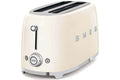 Toaster Smeg 2 tranches longues années 50 - Crème