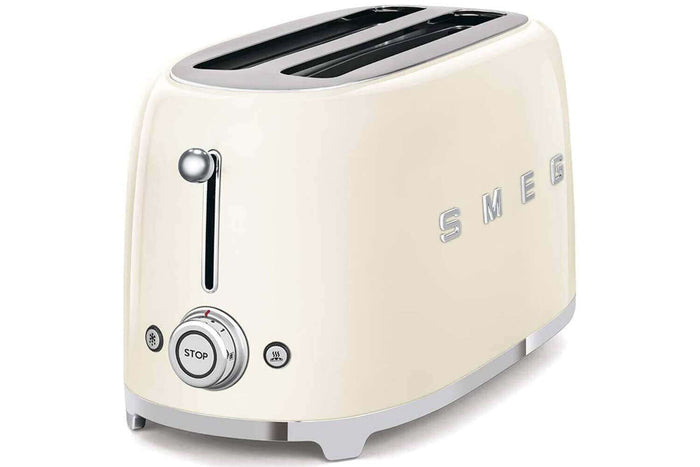 Toaster Smeg 2 tranches longues années 50 - Crème