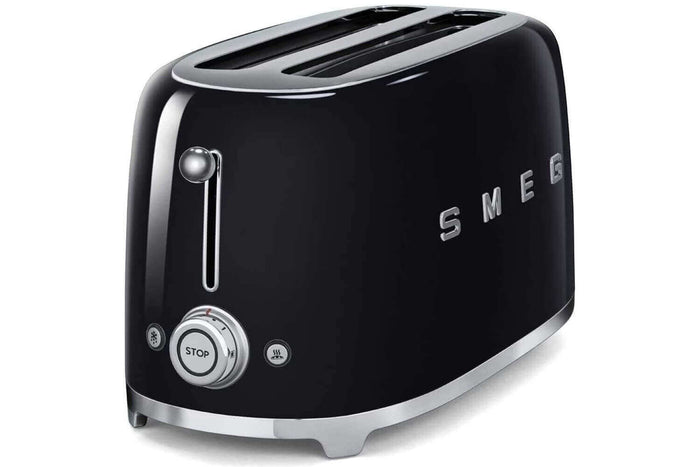 Toaster Smeg 2 tranches longues années 50 - Noir