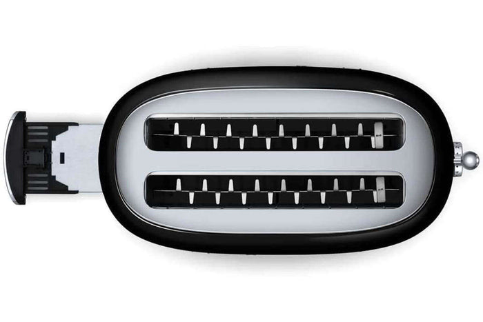 Toaster Smeg 2 tranches longues années 50 - Noir