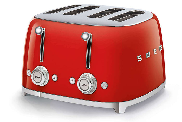 Toaster Smeg 4 tranches années 50 - Rouge