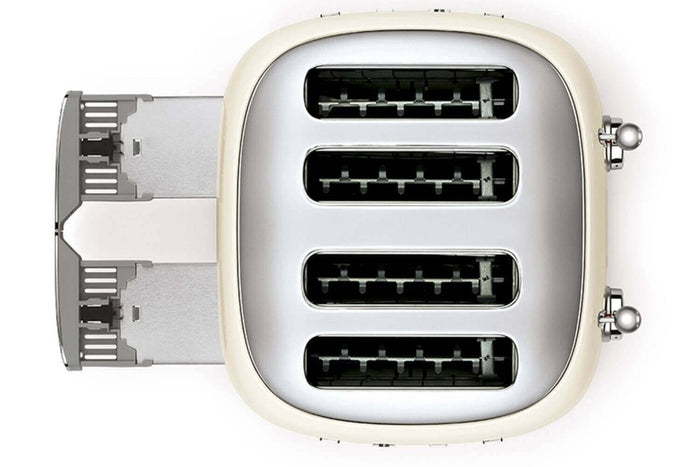 Toaster Smeg 4 tranches années 50 - Crème