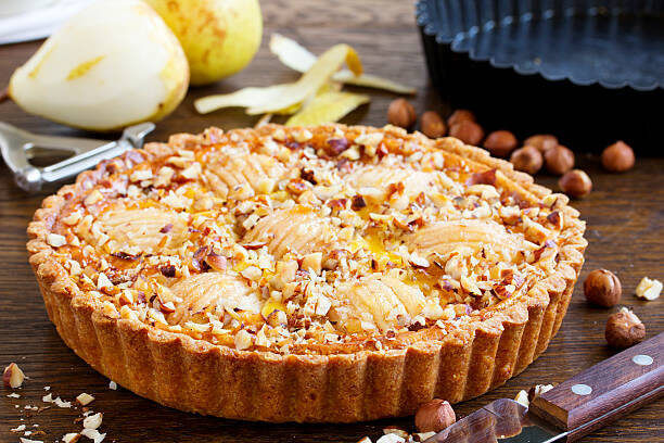 Tourtière cannelée en fer blanc