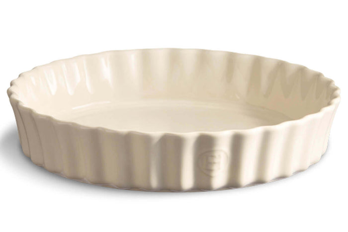 Tourtière haute cannelée Émile Henry 28cm en céramique - Argile