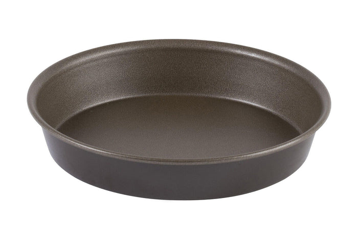 Tourtière ronde unie Gobel anti-adhérent fond fixe - 28cm