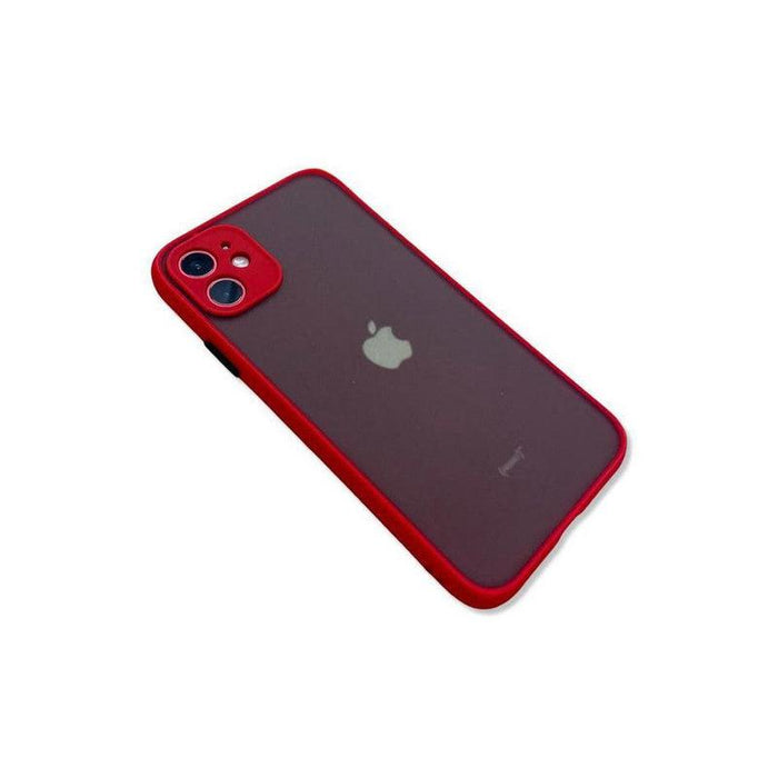 Translucent Frosted Case for iPhone 11 - Red