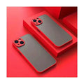 Translucent Frosted Case for iPhone 12 Pro Max - Red