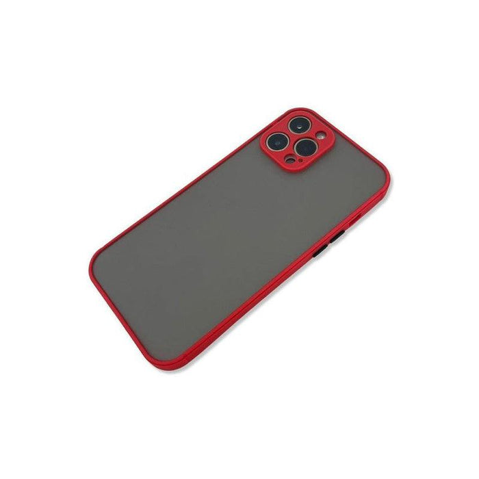 Translucent Frosted Case for iPhone 12 Pro Max - Red