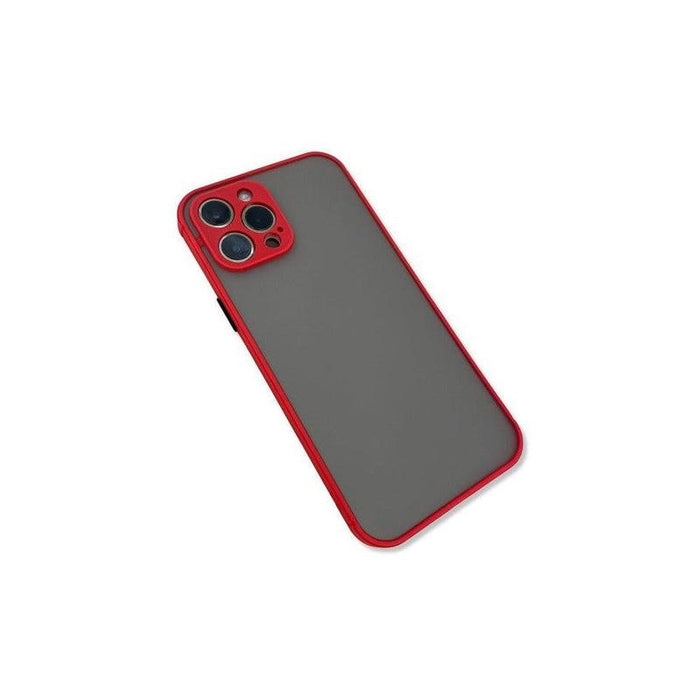 Translucent Frosted Case for iPhone 12 Pro Max - Red
