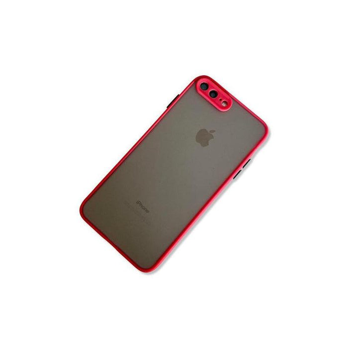 Translucent Frosted Case for iPhone 7 Plus/ 8 Plus - Red
