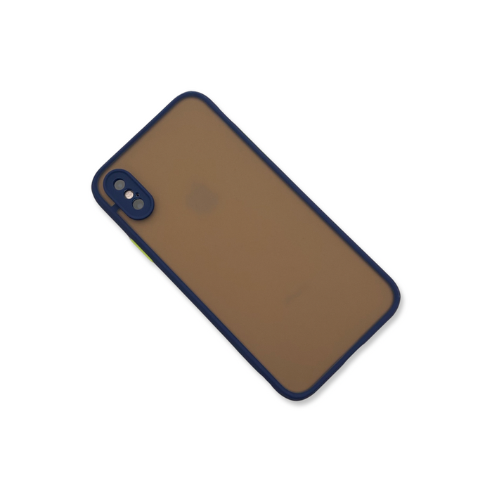 Translucent Frosted Case for iPhone X / XS - Blue