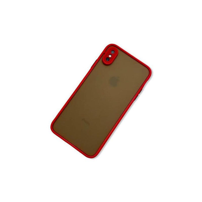 Translucent Frosted Case for iPhone XS Max- Red