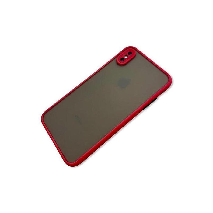 Translucent Frosted Case for iPhone XS Max- Red