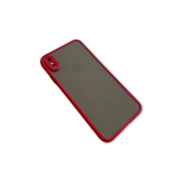 Translucent Frosted Case for iPhone XS Max- Red