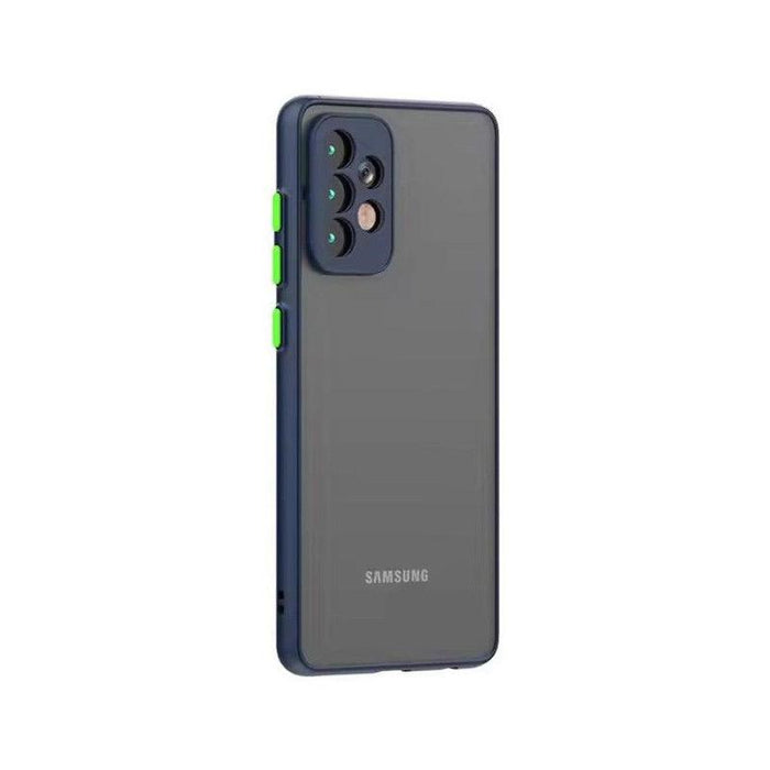 Translucent Frosted Case for Samsung Galaxy S22 Ultra - Blue