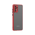 Translucent Frosted Case for Samsung Galaxy S24 - Red