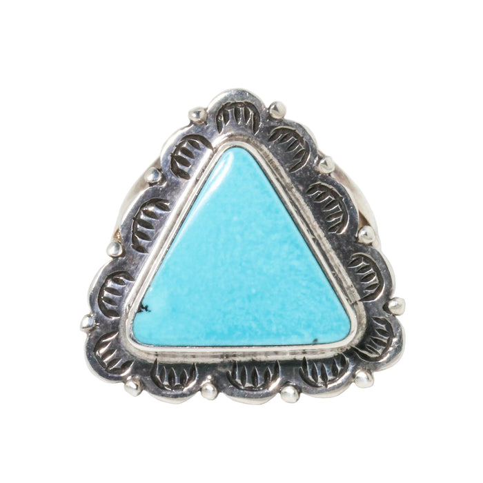 Triangle Turquoise Ring by Nomad-Southwest