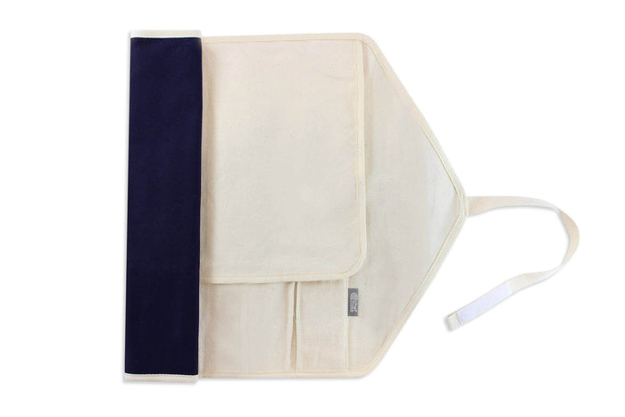 Trousse vide traditionnelle CHEF ROLL 7 pour 7 couteaux et ustensiles - Navy