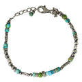 Turquoise Confetti Bead Bracelet
