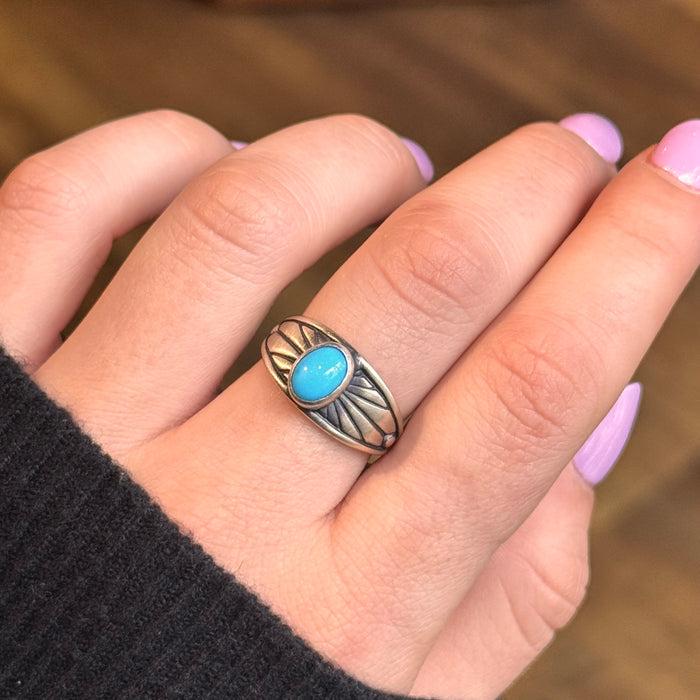 Turquoise Horizon Ring