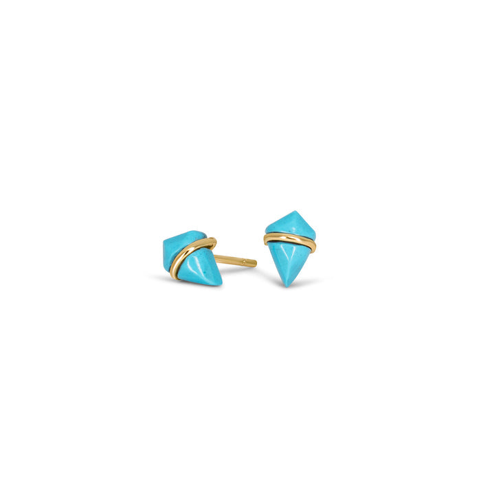 Turquoise Kite Stud Earrings-Page Sargisson