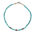 Turquoise + Triple Red Diamond Bracelet-Margaret Solow