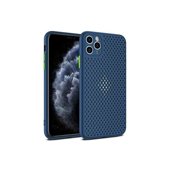 Ultra Thin Silica Gel Phone Case for iPhone X - Blue