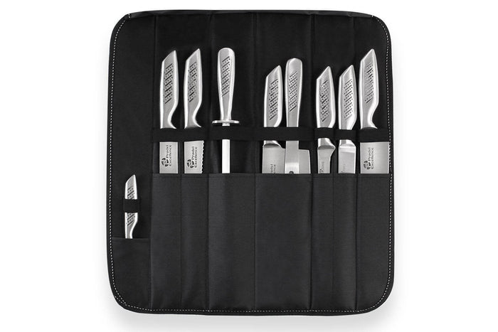 Valise de 9 couteaux Pradel Excellence acier tout inox