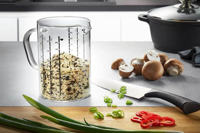 Verre doseur Gefu Meti en verre borosilicate - 1000 ml