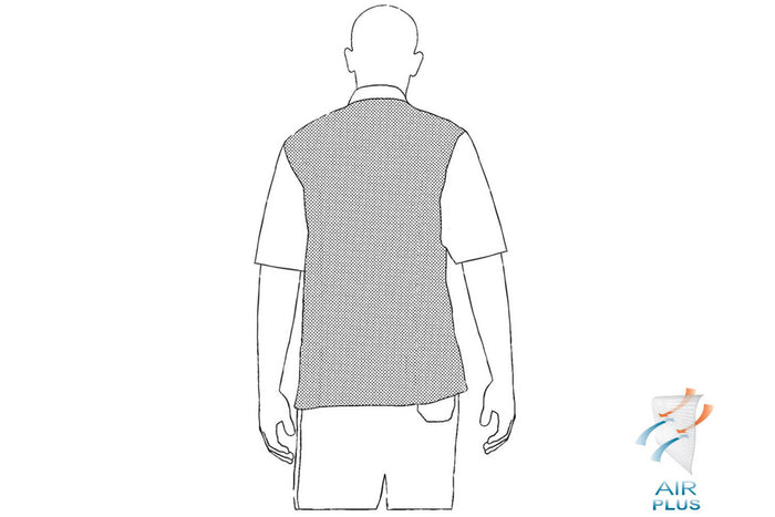 Veste de cuisine unisexe Egochef Ottavio Air Plus blanche 100% microfibre à manches courtes