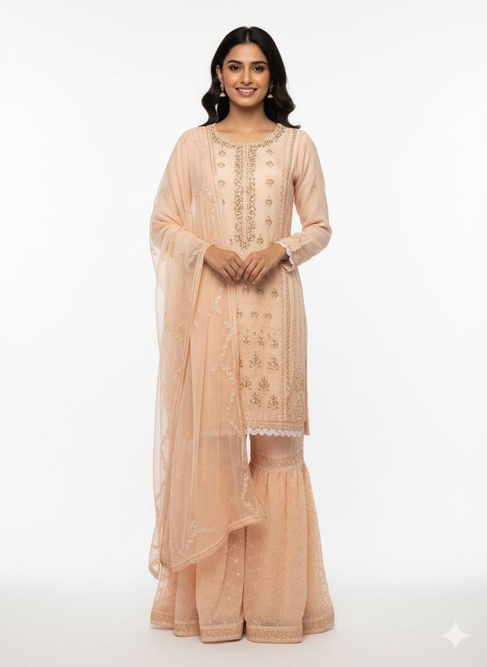 Wardah Uzair - 01282605- Three Piece Chiffon