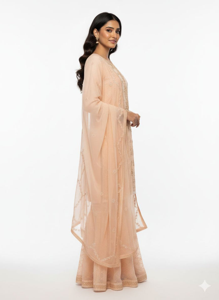 Wardah Uzair - 01282605- Three Piece Chiffon