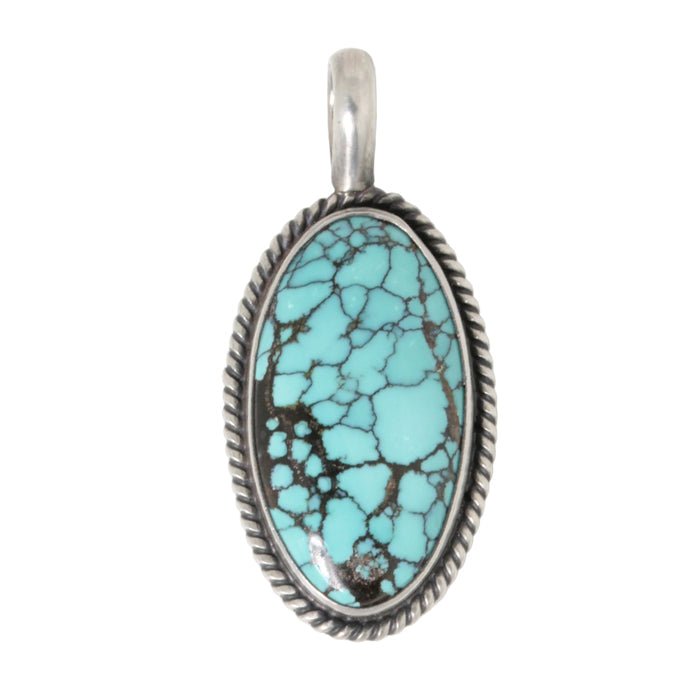 Webbed Blue Turquoise Pendant by A. Martin-Southwest