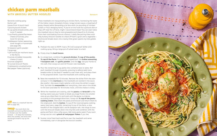 What to Cook When You Don’t Feel Like Cooking: Make It Fast (Caroline Chambers) *Signed*
