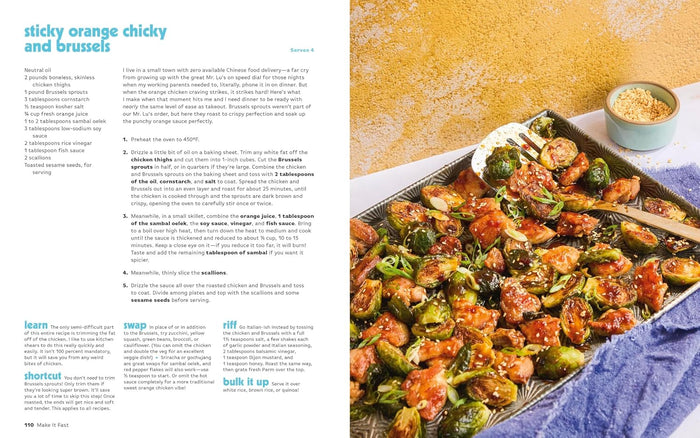 What to Cook When You Don’t Feel Like Cooking: Make It Fast (Caroline Chambers) *Signed*