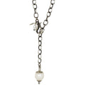 White Pearl Lariat Y-Style Necklace
