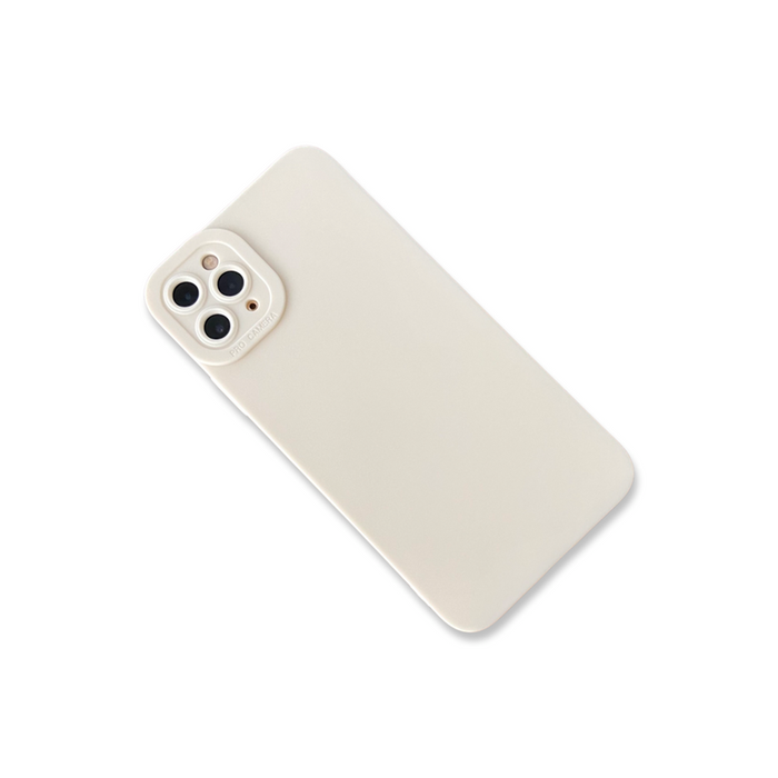 White Silicon Back Cover Case for iPhone 11 Pro Max