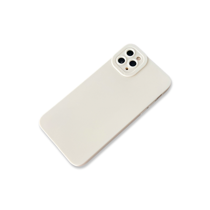 White Silicon Back Cover Case for iPhone 11 Pro Max