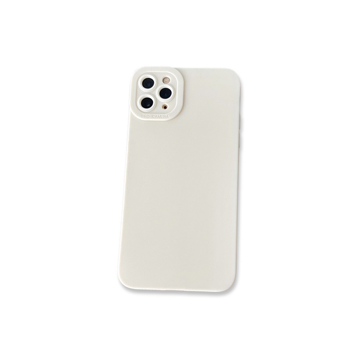 White Silicon Back Cover Case for iPhone 11 Pro Max