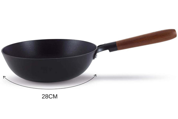 Wok anti adhésif Beka Mandala en fer émaillé - 28cm