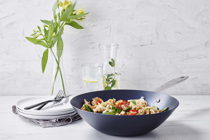 Wok Beka Maestro 31cm antiadhérent en acier carbone