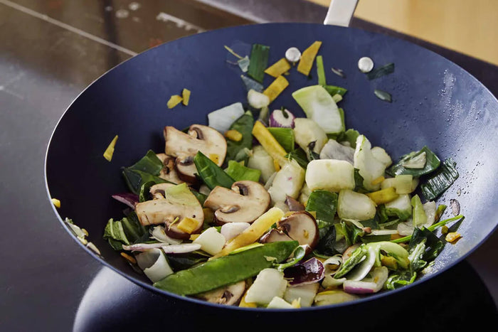 Wok Beka Maestro 31cm antiadhérent en acier carbone