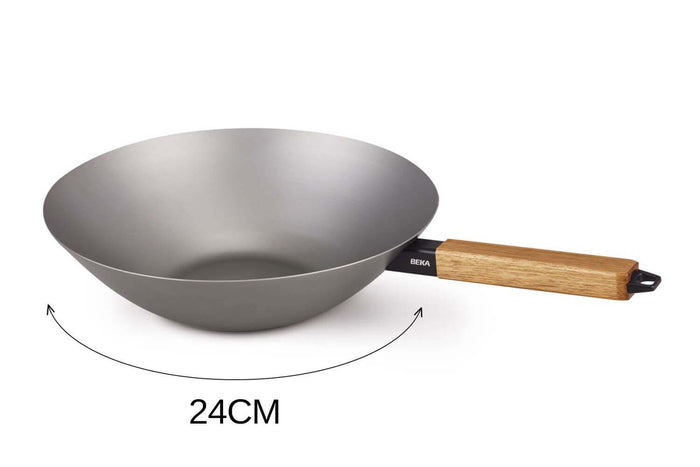 Wok Beka Nomad en acier carbone - 24cm