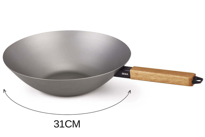 Wok Beka Nomad en acier carbone - 31cm